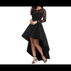 Beautiful lace high low dress